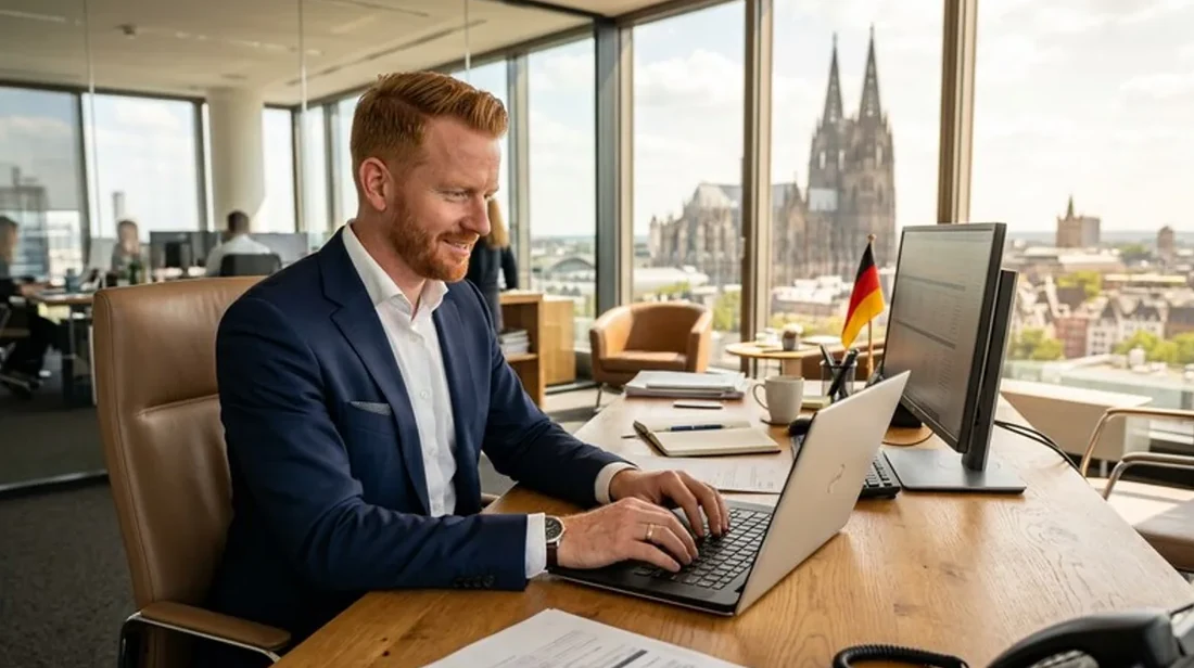 immobilienrechner einkaufsstrasse frau handy scrollt app